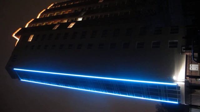 Подсветка на доме по ул. Алексеевского, 25. смотреть онлайн