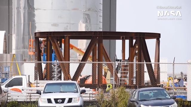 SpaceX Boca Chica - Starship SN3 prepares for proof testing смотреть онлайн