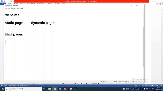 PYTHON tutorials || Demo - 3 || by Mr. Wilson On 20-08-2021 @8PM IST смотреть онлайн