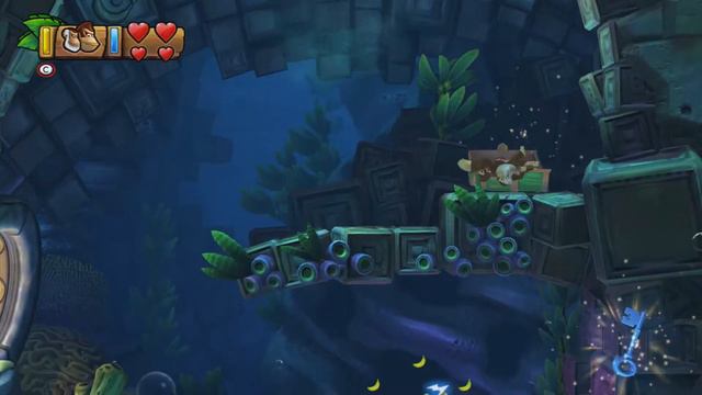 DKC: Tropical Freeze (Wii U) - Shoal Atoll (KONG Letters, Puzzle Pieces) смотреть онлайн