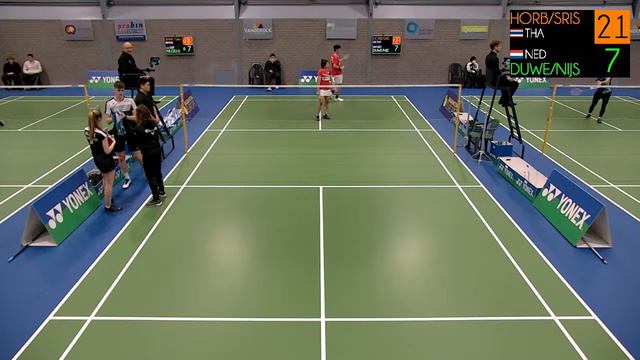 Phuwanat Horbanluekit & Patida Srisawat 🇹🇭 - Mats Duwel & Stefanie Nijsse 🇳🇱, XD, Yonex DJI 2023 смотреть онлайн
