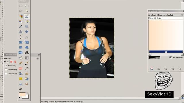See through clothes using Gimp 2.0 - Tutorial смотреть онлайн