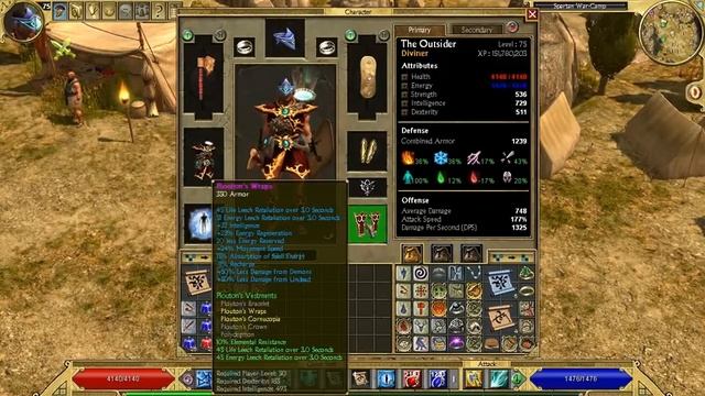 Titan Quest Ragnarok -"The Outsider" build guide (2nd secret build) смотреть онлайн