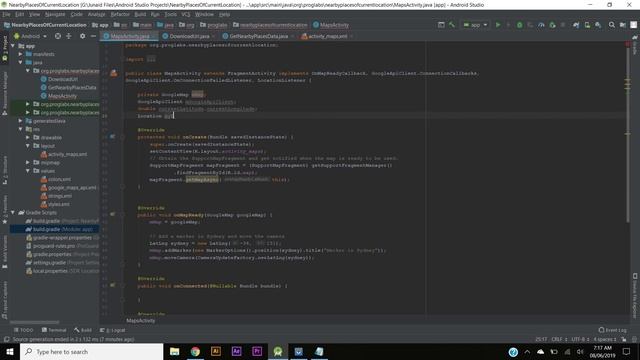 How to get current location of the user and show nearby places in Android Studio - Latest Method смотреть онлайн
