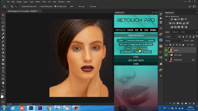 Industrial photoshop Course Retouch Full part One retouch pro photoshop смотреть онлайн