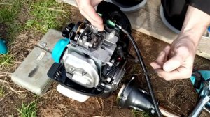 Регулировка клапанов бензотриммера Крофф 3900, 4т.
