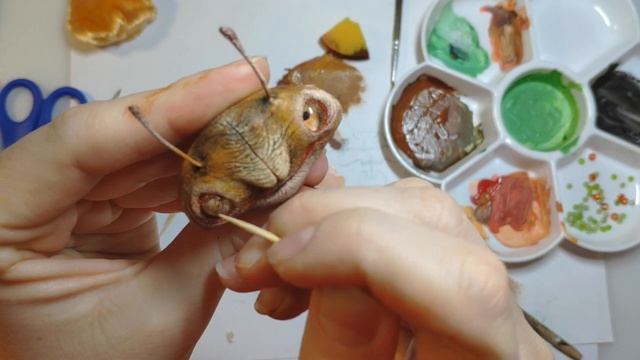 Мастер-класс игрушка Цикада. Милое насекомое своими руками. diy toy. Tutorial art doll смотреть онлайн
