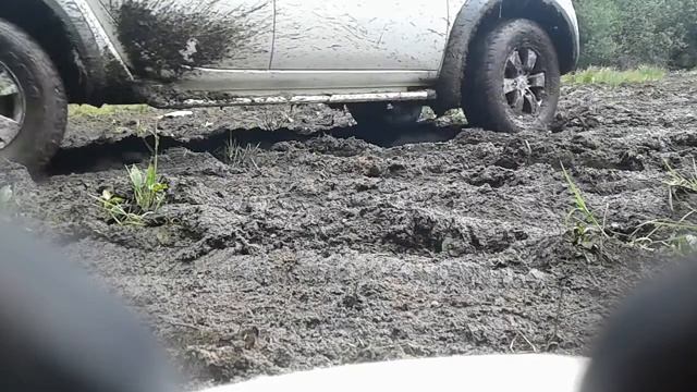 How to do it - meliorate pond with Mitsubishi l200 смотреть онлайн