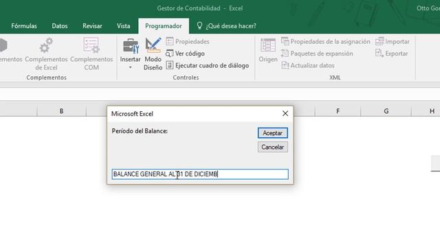 FASE 5 CAP único | Gestor de Contabilidad | Balance General | VBA Excel 2016 #100 смотреть онлайн