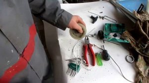 Замена шнура кикстартера на бензопиле Sturm.