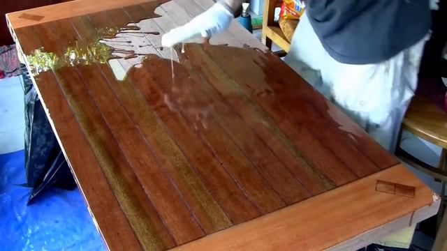 Заливка столешницы смолой смотреть онлайн