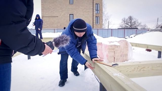 Проблемы свайного фундамента - винтовые сваи, обвязка деревянным ростверком смотреть онлайн