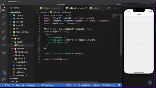 React Native - Navigation | React Navigation смотреть онлайн