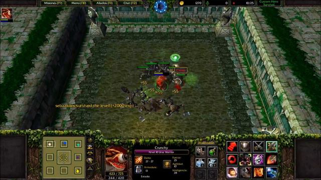 Warcraft 3 Custom Hero Survival - La buena Toga смотреть онлайн