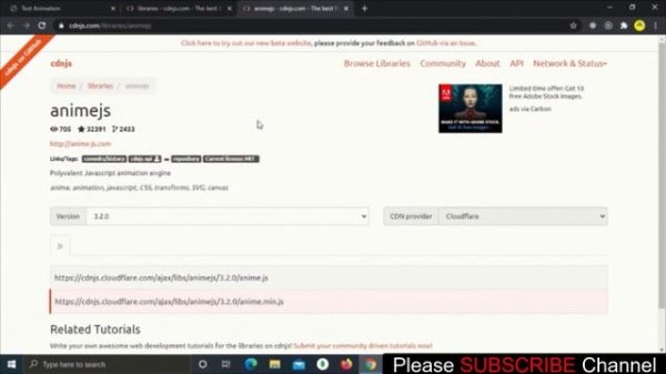 Typing Text Animation Using Anime JavaScript