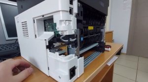 Замена печки на m2040dn (Replacing the fuser (FK-1150 ) in Kyocera m2040dn)