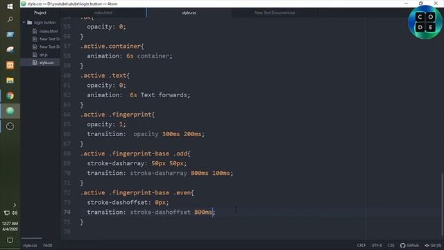 Animation Finger Button Hover Effect Using HTML CSS JS | Online Codes смотреть онлайн
