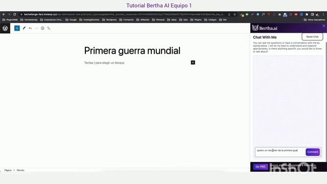 Intalación y primeros pasos con el plugin Bertha AI para Wordpress смотреть онлайн