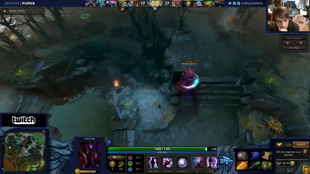 Dota 2 Purge plays Spectre смотреть онлайн