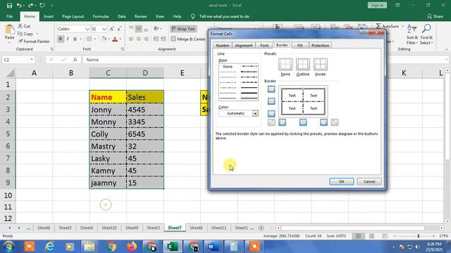 How to Make Borders in Excel (Add Inside and Outside Borders in Excel) смотреть онлайн