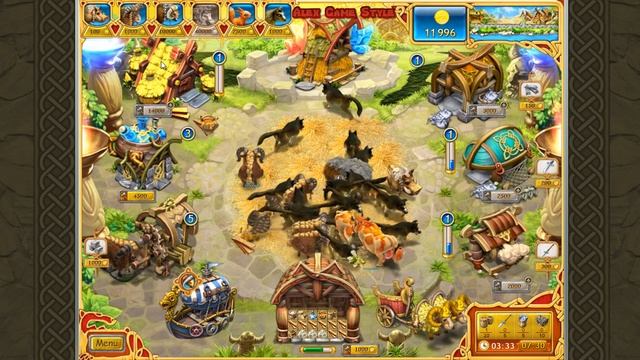 Farm Frenzy Viking Heroes Last 2 Awards No Clicking Веселая ферма Викинги Награды Без кликов смотреть онлайн