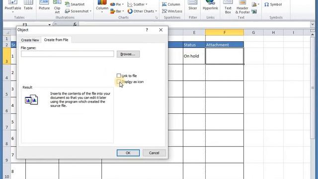 How to add object in excel sheet? (in Hindi) Excel mein object kaise add kare #objectinexcel смотреть онлайн