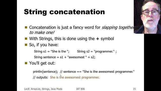 IAT806 Lecture 8.2 Text Strings смотреть онлайн
