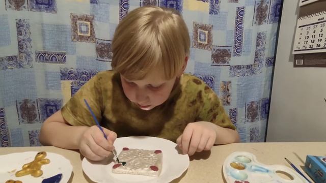 Мастер-класс по раскрашиванию изразца для печи из соленого теста смотреть онлайн