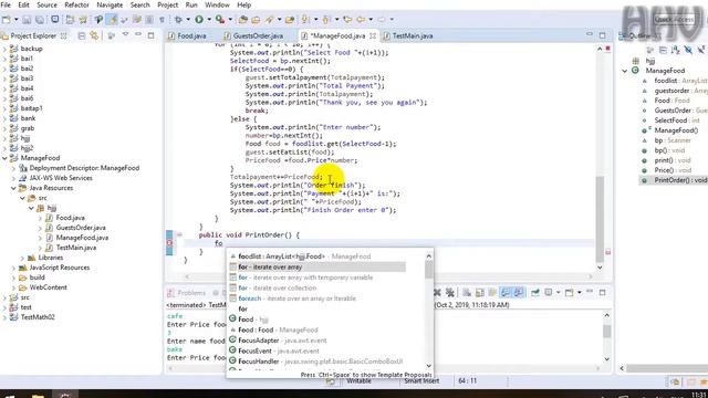 How to create Restaurant Management Systems in Java Eclipse - Full Tutorial & Source Code смотреть онлайн