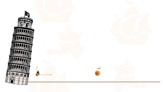 опыты Галилея и Аниматрон на Пизанской башне