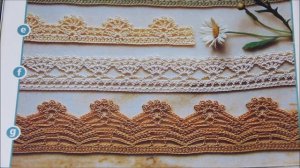 12 СХЕМ разных вариантов КАЙМЫ для обвязки краев ПОЛОТЕНЕЦ, САЛФЕТОК, СКАТЕРТЕЙ...