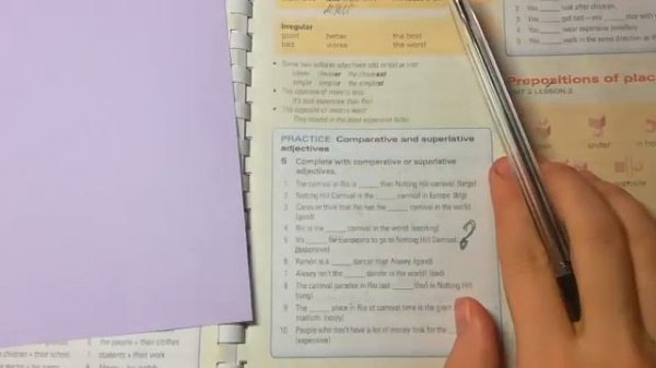 Сравнительная степень прилагательных /Comparative and Superlative adjectives