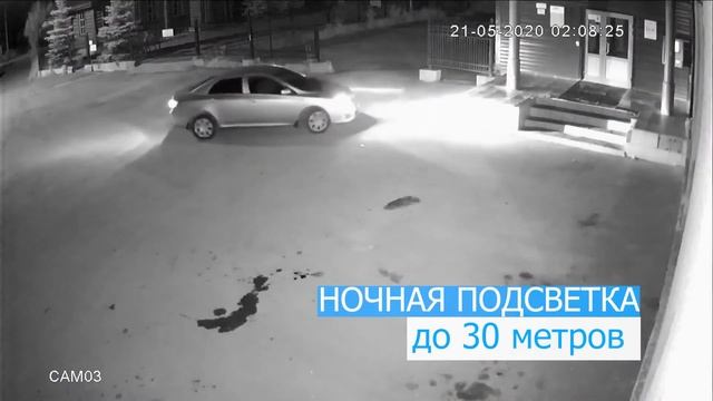 Комплект с 1 уличной камерой видеонаблюдения Si-Cam HL201F смотреть онлайн