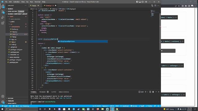 React Component Library - Select Component смотреть онлайн