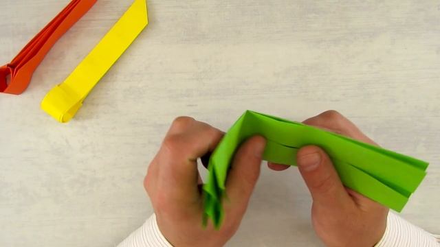 Как сделать из бумаги длинные когти / поделки из бумаги / Оригами смотреть онлайн