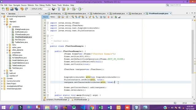 #52 Java Swing Tutorial | JTextpane in Java смотреть онлайн