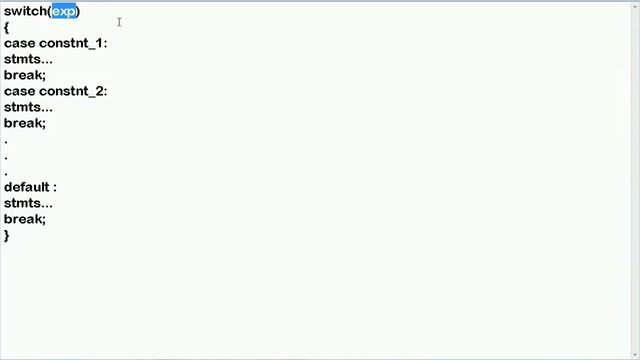 7. Switch Case In C Programming смотреть онлайн