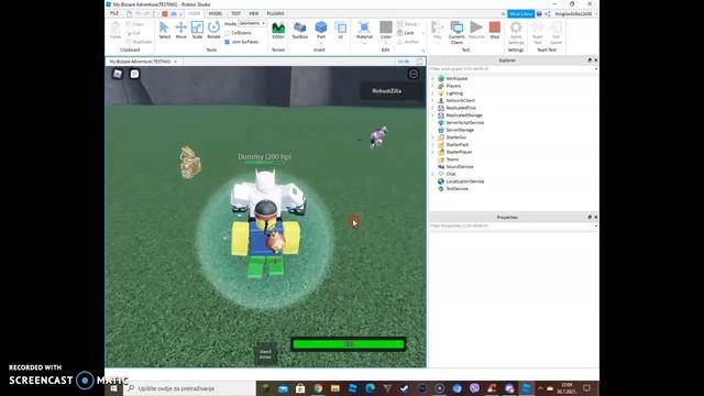 (ROBLOX STUDIO)How to make a Jojo Game Part 2(HowToAdd Anim) смотреть онлайн