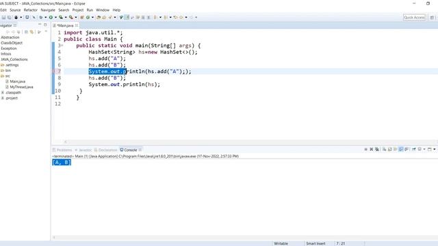 HashSet in Collection Framework ¦ Day-11 ¦ Telugu #bsktrending #fullstack #collection #java #telug смотреть онлайн