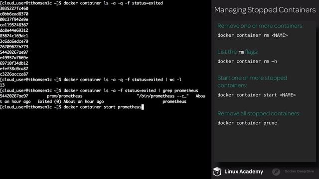 10 4 Managing Stopped Container смотреть онлайн