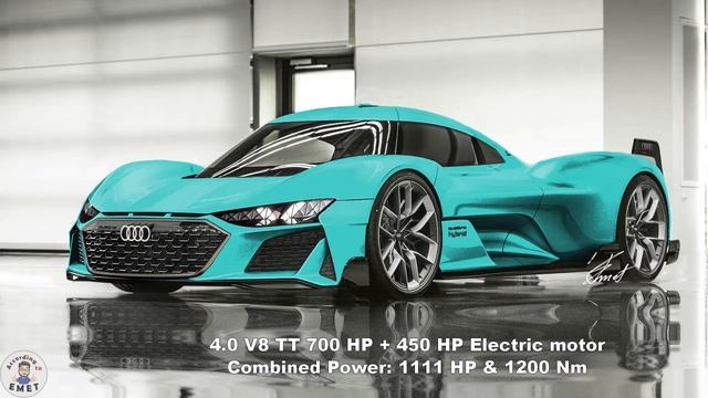 Audi R8 LM - Hybrid Hypercar - My vision of... - According to EMET смотреть онлайн