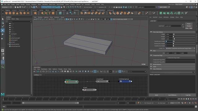 Nodes, attributes, and construction history in Maya смотреть онлайн