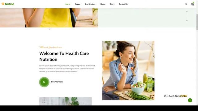 Nutrie - Health Coach and Nutrition WordPress Theme business 15 смотреть онлайн