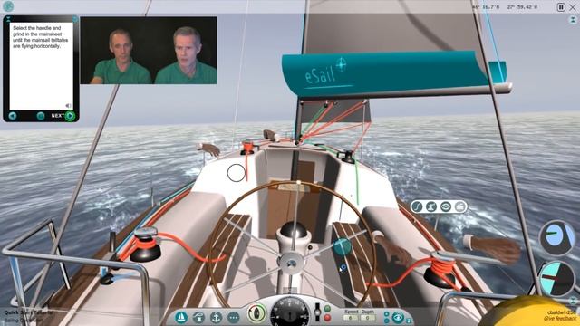 eSail Sailing Simulator - Quick Start with Rob and Chris смотреть онлайн
