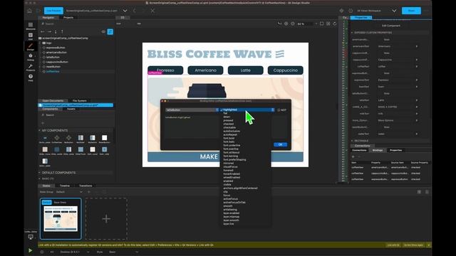 Qt Design Studio로 프로젝트 만들기: 10 단계 가이드 - Step 8: 속성 바인딩 및 확인 смотреть онлайн