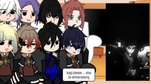 blue lock react to random tiktok//gacha//anime,blue lock read disc