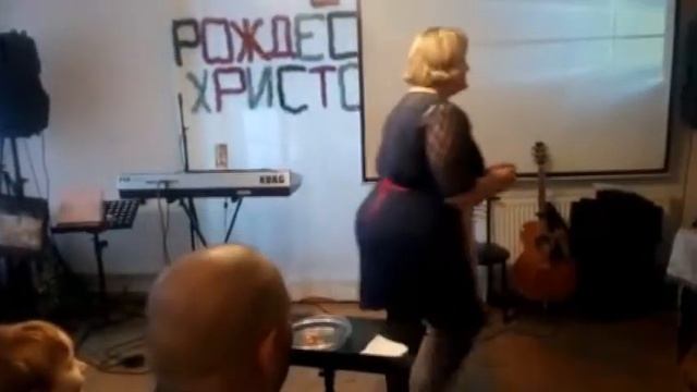 христианская рождественская сценка и поздравление от семьи Лянзберг смотреть онлайн