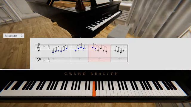 F Major Broken Chords - Left-Hand Fingering with Sheet Music (ABRSM Grade 1) смотреть онлайн