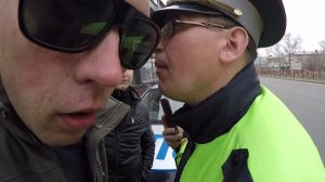 #ДПС МУСОР провоцирует ДРАКУ! ЖЕНА НЕ ДАЁТ!!!