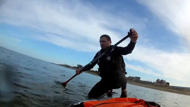 Освоение SUPBoard'а Aqua Marina Rapid :-) смотреть онлайн